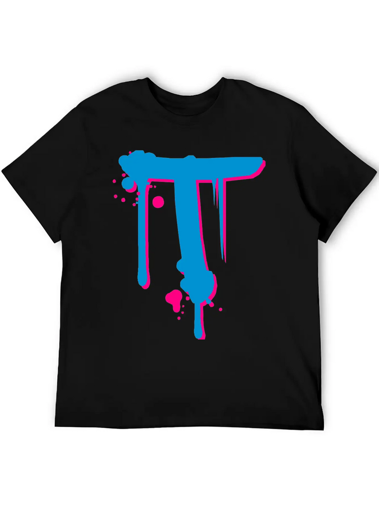 T Graffiti Spray Drops Farbklex Classic Cotton Tee – Unisex Comfort For Any Season