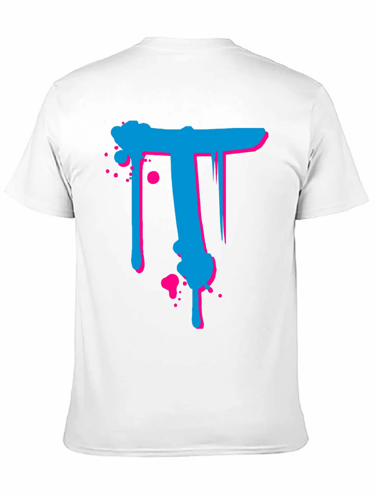 T Graffiti Spray Drops Farbklex Classic Cotton Tee – Unisex Comfort For Any Season
